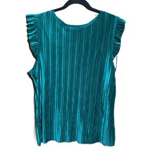 Turquoise Velvet Mermaid Top